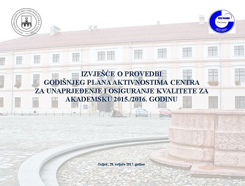 Sjednica Vijeća Centra za kvalitetu Sjednica Vijeća Centra za kvalitetu